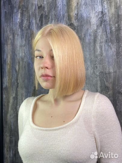 Окрашивание волос стрижка блонд airtouch