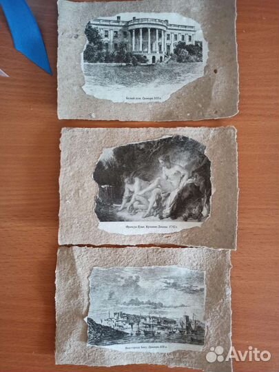 Открытки из бумаги ручного литья