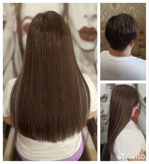 Наращивание волос, коррекция, снятие, перекапсуляц