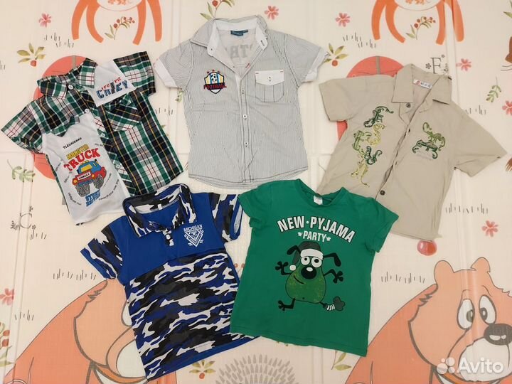 Вещи на мальчика 104 116