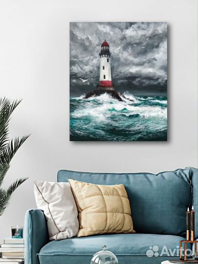Картина на холсте маяк