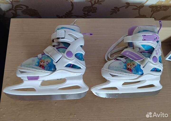 Коньки для девочки раздвижные 26-31р