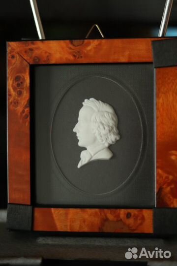 Миниатюрная фарфоровая картина Феликс Мендельсон