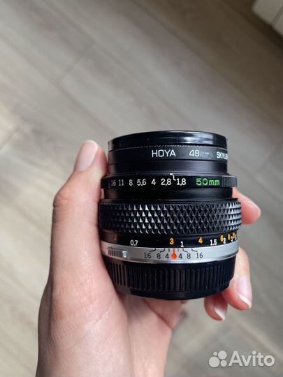 Обьектив Olympus om system 50 mm f1.8