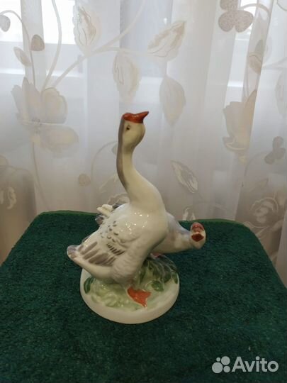 Два гуся. фарфор