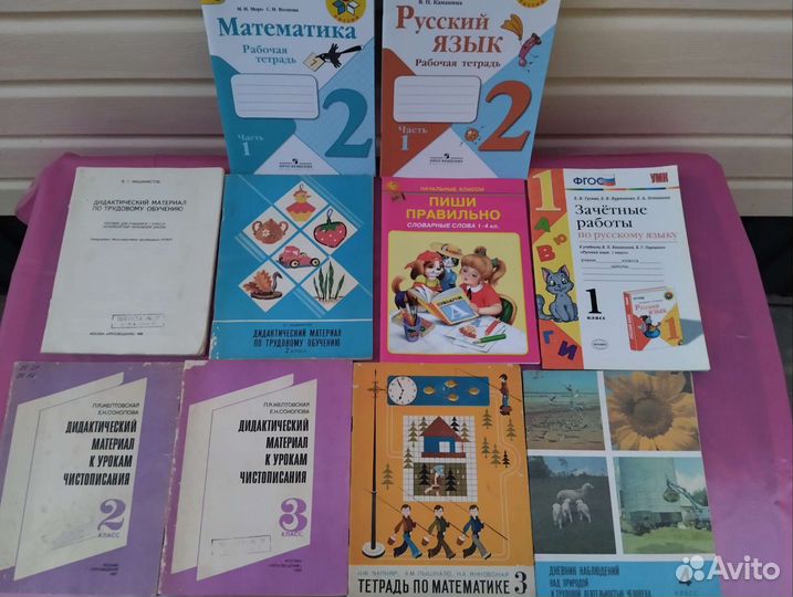 Дидактические материалы, рабочие тетради и др