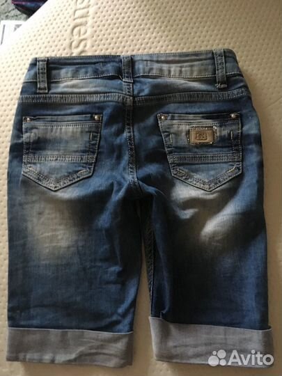 Шорты джинсовые, 8-10 лет)