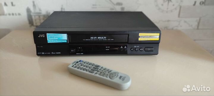 Видеомагнитофон jvc hi fi model HR-V606ER