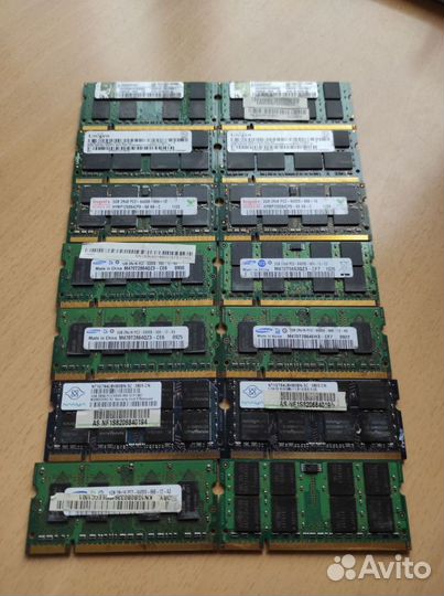 DDR2-2gb/1gb для ноутбука