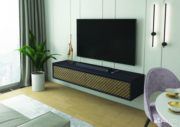 Тв-тумба в стиле лофт