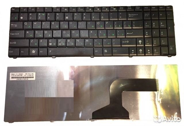 Клавиатура для ноутбука Asus K52, K53, N50