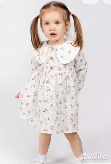 Муслиновое платье 92