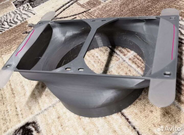 Переход воздуховод на асик asic