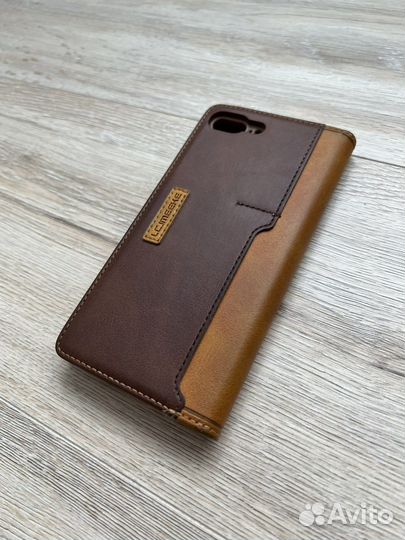 Чехол на iPhone 7 plus кожа