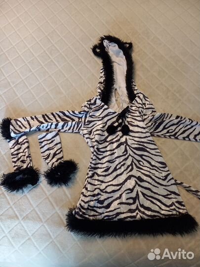 Костюм зебры на девочку 3-4 года