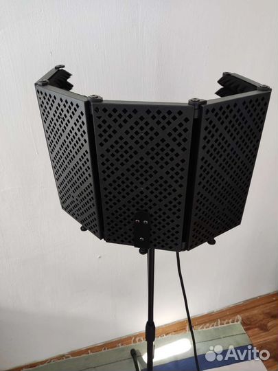 Экран акустический 5 створок + стойка журавль