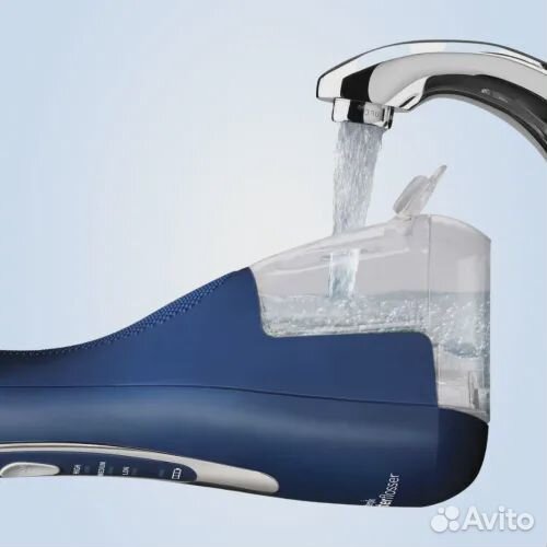 Ирригатор WaterPik WP-563 EU Cordless, синий