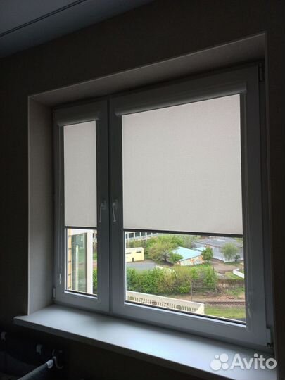 Рулонные шторы / замер и монтаж