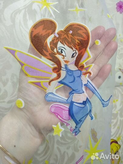 Тюль в детскую Winx