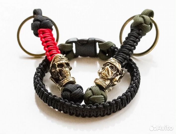 Брелки с бусиной вдв и Спецназ