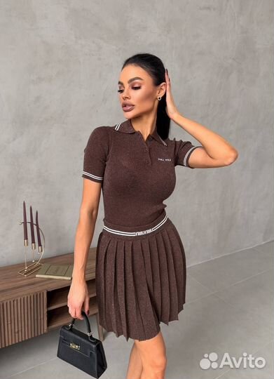 Костюм MiU MiU с юбкой