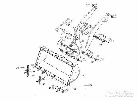 Кольцо LGB307-65 (sdlg)