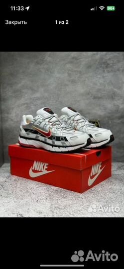 Nike air Р-6000 gore-TEX 43 размер