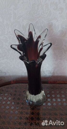 Ваза цветное стекло