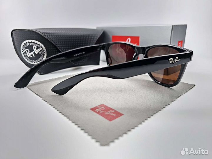 Очки Ray Ban Wayfarer Polarized Коричневые