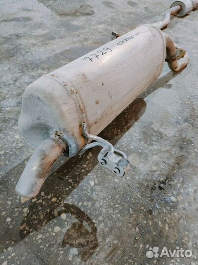 Глушитель основной Hyundai Solaris