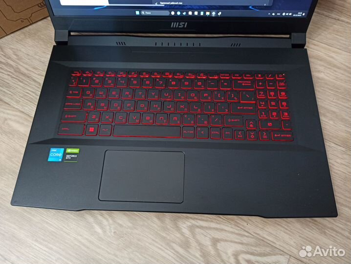 Огромный MSI Katana core i5 11400\512SSD\GTX 1650