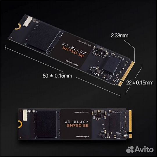 SSD WD Black SN750 SE 500Gb (BOX) новый