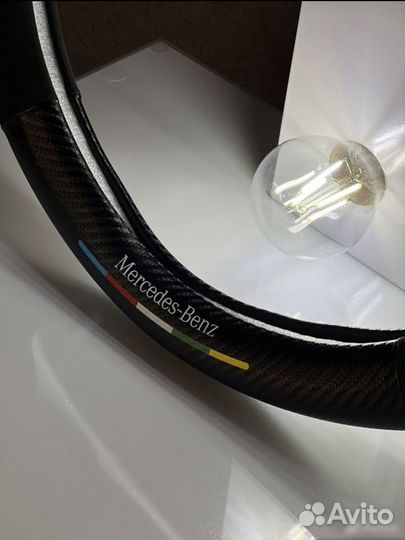 Чехол оплетка на руль mercedes мерс