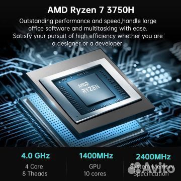 Мини-пк mini PC firebat AM02 AMD R7 3750H 16/512GB