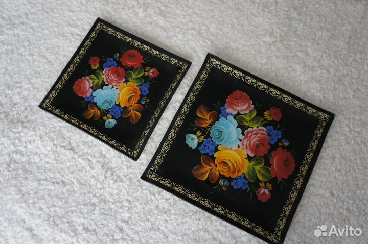 Тарелки квадратные 2 предмета (25 и 20 см)