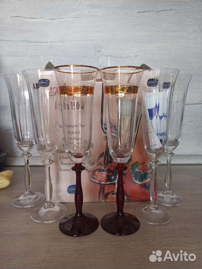 Бокалы для шампанского Bohemia