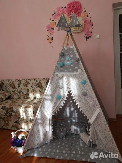 Вигвам, детская палатка, игровая палатка