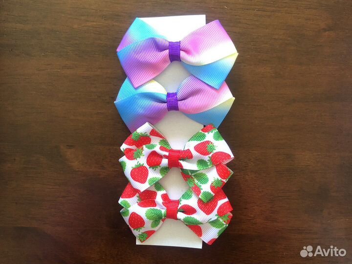 Банты для волос на резинке