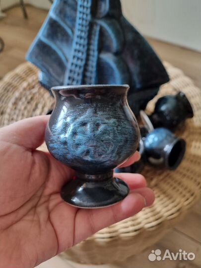 Штофы и графины СССР керамика