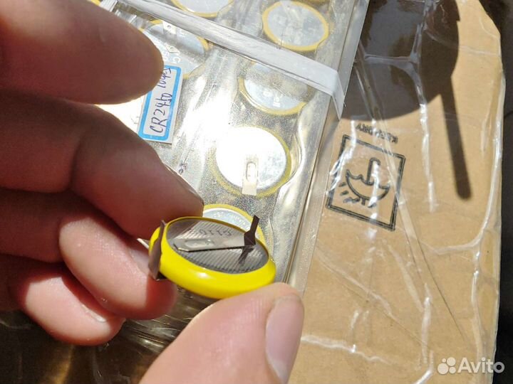 Батарейка cr2450 с выводами под пайку