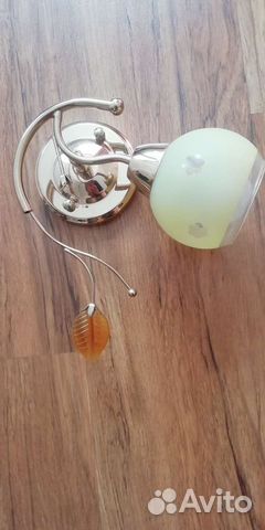 Комплект люстра и бра