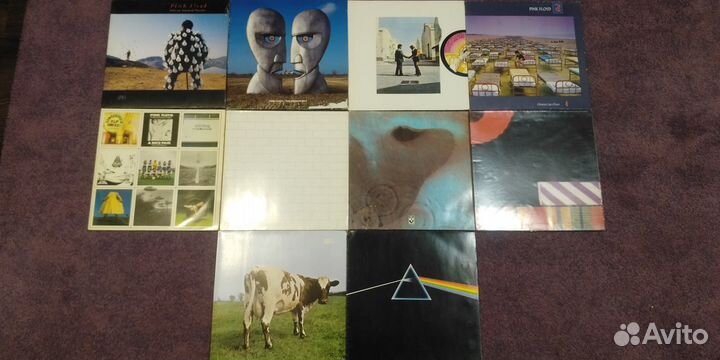 Pink Floyd 1967 1968 1971 1973 1975 1979 1983 1987