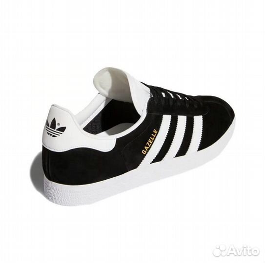 Adidas Gazelle Core Black Cloud White Gold