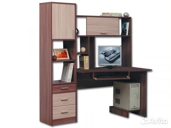 Стол компьютерный пкс-10 (Улучшенная фурнитура)