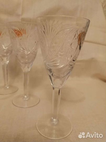 Фужеры хрустальные СССР