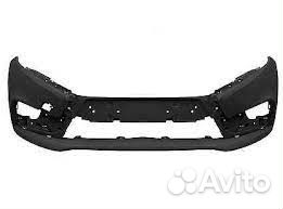 Бампер передний Веста черный 676 Черная жемчужина