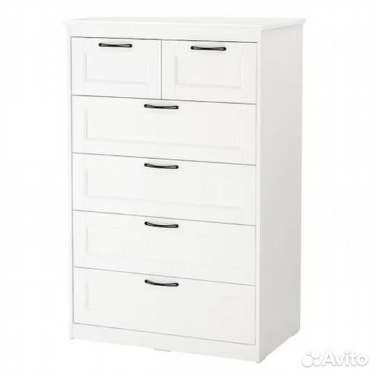 Комод Икея 6 ящиков белый