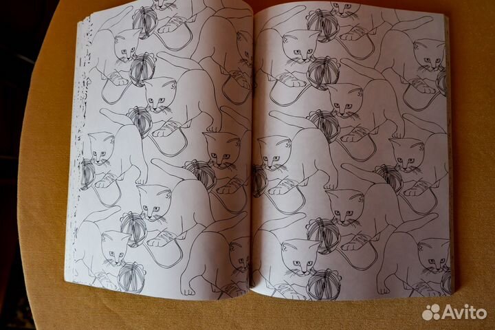 Кототерапия. Раскраска-антистресс