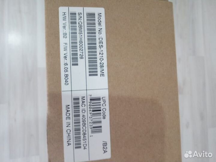 Коммутатор D-Link модель DES-1210-28/ME, 24 порта