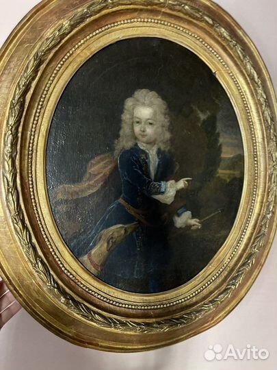 Майтенс. Портрет мальчика с гончей, 1770 г